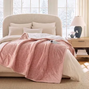 Serta Marled Dream Soft Heated Throw