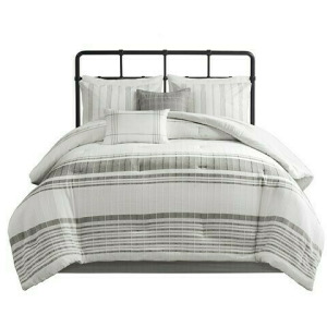 Harbor House Blue Morgan 6 Piece Cotton Jacquard Oversized Comforter Set