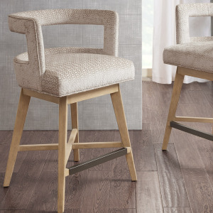 Glenwood Swivel Counter Stool - Cream