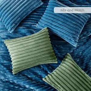 Intelligent Design Avril Fluffy Ribbed Plush Comforter Set
