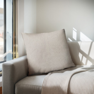 Chapel Hill Monte Solid Square Pillow - Beige
