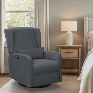 Madison Park Candace Power Recliner 3-in-1 with Swivel, Glider, Charging Station