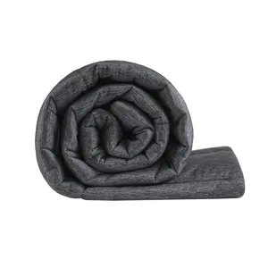 Comfort Cool Jersey Knit Full/Queen Oversized Down Alternative Comforter - Black