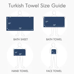 500GSM Plush 6pc Towel Set - Navy