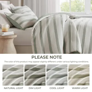 Super Listing Merritt Yarn-dyed Striped Comforter