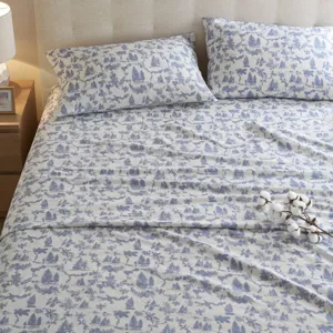 True North by Sleep Philosophy Cozy Cotton Flannel Printed Sheet Set