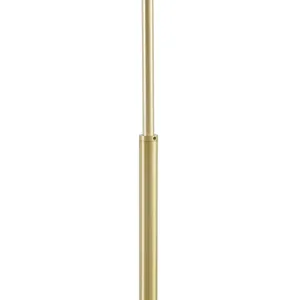 Auburn Arched Floor Lamp with Marble Base - Gold