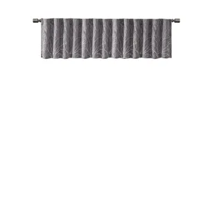 Madison Park Andora Faux Silk Embroidered Window Valance