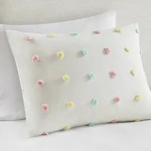 Urban Habitat Kids Callie Cotton Jacquard Pom Pom Comforter Set