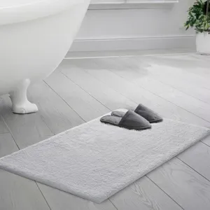 Marshmallow Bath Rug - Silver