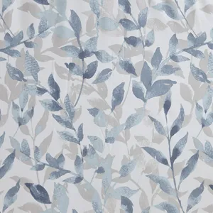 Madison Park Essentials Sofia Botanical Printed Shower Curtain - Blue