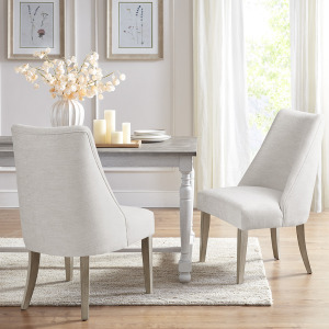 Winfield Upholstered Dining chair Set of 2 - Ivory