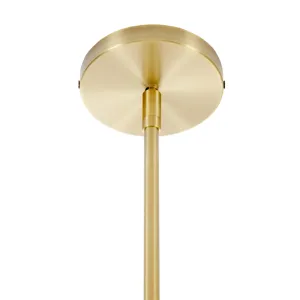 Presidio Presidio 5-Light Dimmable Chandelier with Drum-shaped Fabric Shade & Adjustable Height - Go