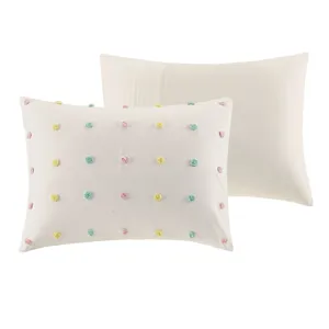 Urban Habitat Kids Callie Cotton Jacquard Pom Pom Comforter Set