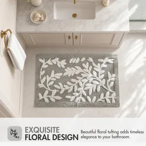 Madison Park Serene Cotton Tufted Bath Rug