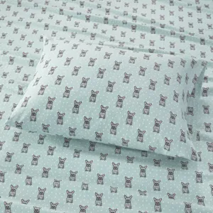 True North by Sleep Philosophy Cozy Cotton Flannel Printed Sheet Set