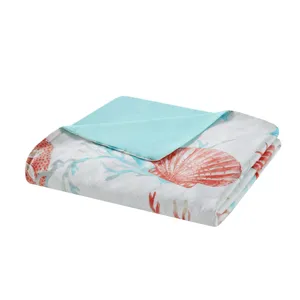 Madison Park Pebble Beach 6 Piece Cotton Sateen Duvet Cover Set