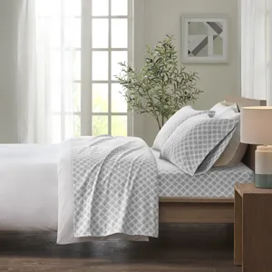 True North by Sleep Philosophy Cozy Cotton Flannel Printed Sheet Set