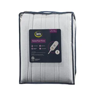 Serta Fleece to Sherpa Heated Throw