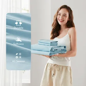 510 Design Cotton 144TC 100% Cotton Solid Sheet Set