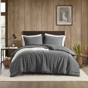 Woolrich Mckenzie Cotton Twill Washed Duvet Set
