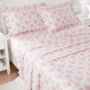 Intelligent Design Microfiber Ruffle Sheets
