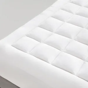Cloud Soft Twin XL Overfilled Plush Hypoallergenic Down Alternative Waterproof Mattress Pad - White