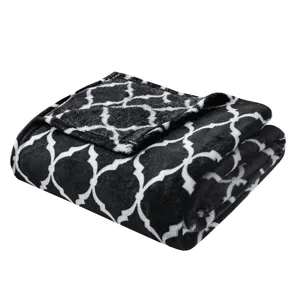 Ogee Oversized Throw - Black