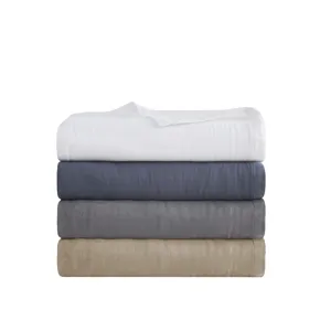 Clean Spaces Gauze 100% Cotton Lightweight Blanket