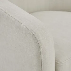 Amber Swivel Chair - Ivory