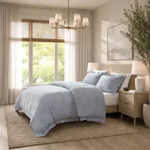 Harbor House Serene TENCEL™ Cotton Botanical Jacquard Duvet Cover Set