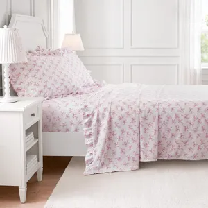 Intelligent Design Microfiber Ruffle Sheets