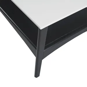 Parker Coffee Table - Off-White/Black