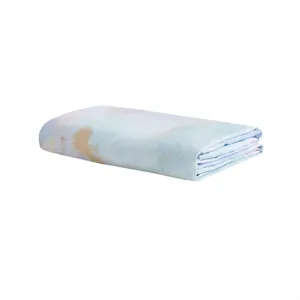 Intelligent Design Cassiopeia Watercolor Tie Dye Printed Duvet Cover Set with Throw Pillow
