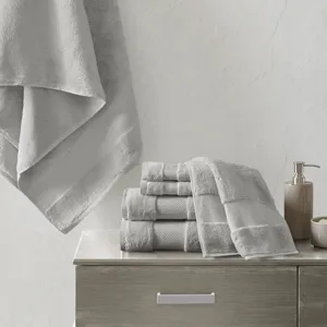 Madison Park Signature Turkish Cotton 6 Piece Bath Towel Set
