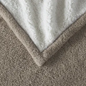 Amira Dream Soft Heated Throw - Brown