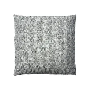 Zoe Solid Square Pillow - Navy/Beige