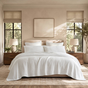 Harbor House Hayden  3-Piece Cotton Blend Textured Knit Quilt Set