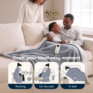 Serta Marled Dream Soft Heated Throw