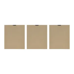 Madison Park Fair Florets 3-piece Framed Glass Wall Art Set - Beige