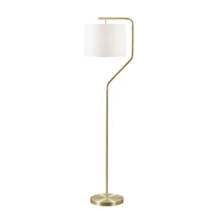 Aster Angular Arched Metal Floor Lamp - Gold