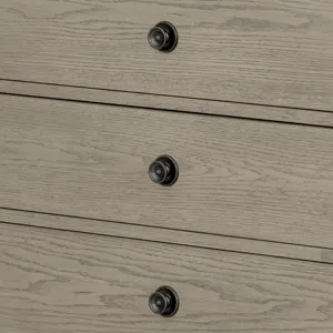 Victoria 4-drawer wood dresser (40\") - Reclaimed Grey