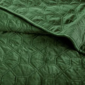 Madison Park Harper 3 Piece Velvet Quilt Set