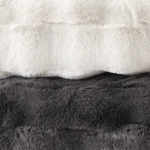 Madison Park Vivienne Faux Fur Throw