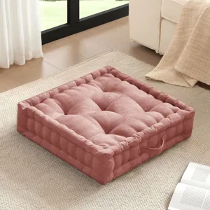 Intelligent Design Azza Poly Chenille Square Floor Pillow Cushion