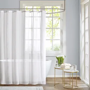 Madison Park Anna Sheer Shower Curtain