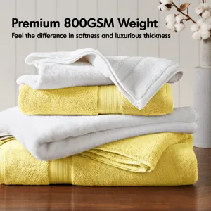 Madison Park Signature 800GSM 100% Cotton 8 Piece Towel Set