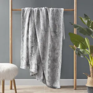 Madison Park Zuri Faux Fur Throw