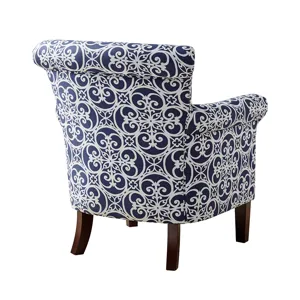Brooke Tight Back Club Chair - Navy
