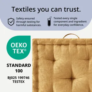 Intelligent Design Azza Poly Chenille Square Floor Pillow Cushion